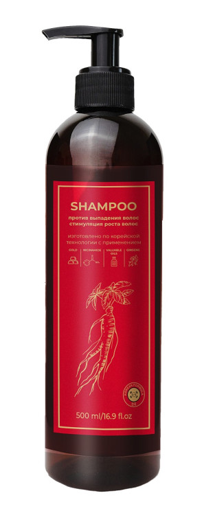 Шампунь для волос с корейским женьшенем и золотом 500 мл в Нижнем Новгороде